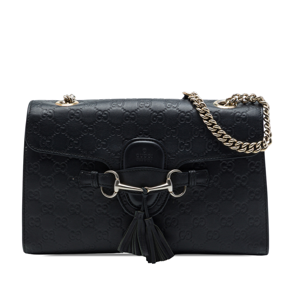 Pre-Loved Gucci Medium Guccissima Emily Shoulder Bag